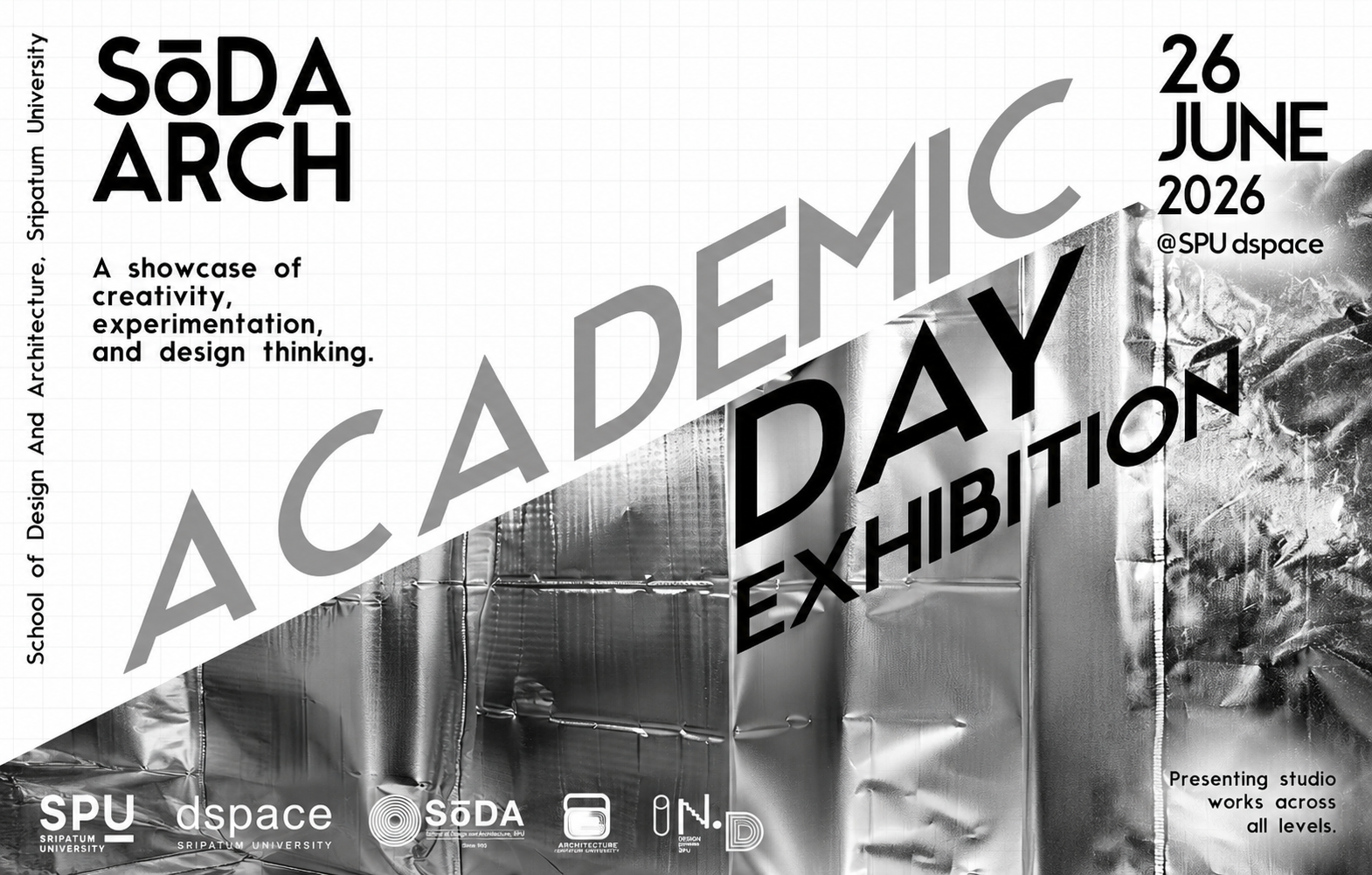 คณะการออกแบบฯ SPU ชวนชมผลงานสร้างสรรค์นักศึกษาสถาปัตย์ตั้งแต่ก้าวแรก ผ่านงาน “ACADEMIC DAY 2026”