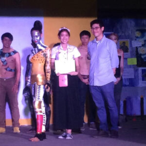 เด็กนิเทศ กับรางวัลรองชนะเลิศอันดับที่ 1 จากการประกวด Body Paintงาน Art gift Fair