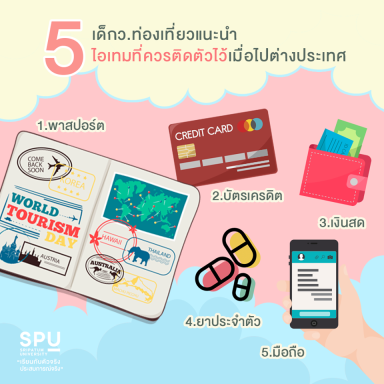 Read more about the article แนะนำเรื่องเที่ยว ไปต่างประเทศ 5 ไอเทมนี้อย่าได้ห่างตัวเลย