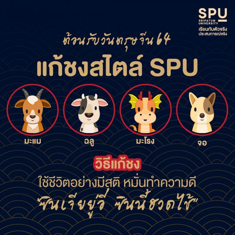 Read more about the article ต้อนรับวันตรุษจีน วิธีแก้ชง ฉบับ SPU