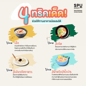 Read more about the article 4 ทริคเด็ด ช่วยให้ทานอาหารน้อยลงได้